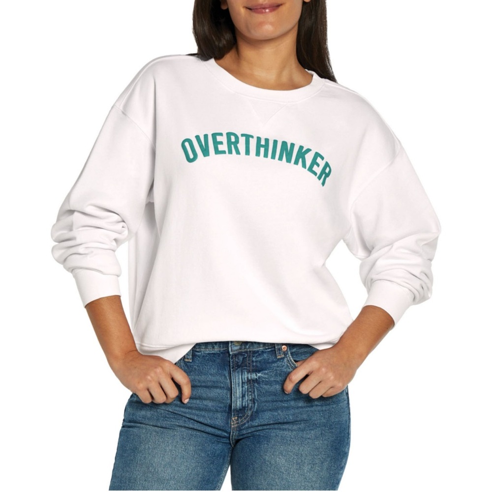 Wildfox crew sweatshirt overthinker size XS BNWT